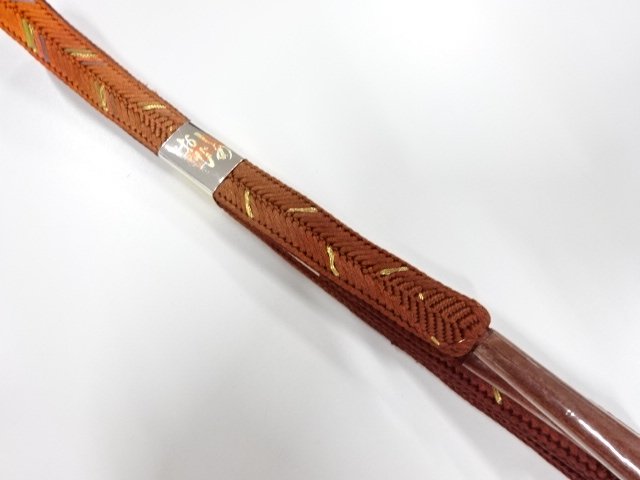 JAPANESE KIMONO / UNUSED HAND-TIED OBIJIME